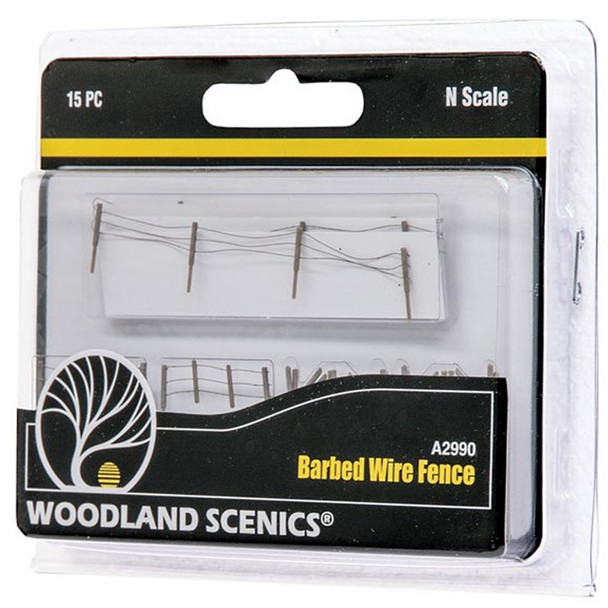 Woodland Scenics A2990 Barbed Wire Fence - N Scale