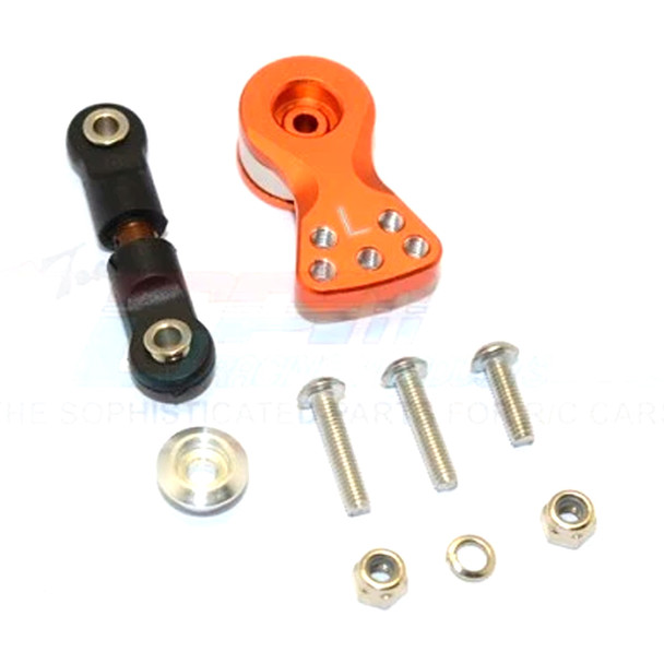 GPM Spring Steel Anti-Thread Tie Rod w/Alum Servo Horn for 25T Orange : Typhon / Talion / Kraton / Senton / Outcast