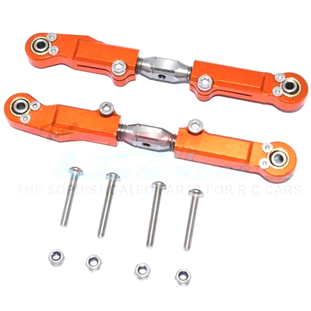 GPM Alum+Stainless Steel Rear Upper Arm Tie Rod Orange : Limitless / Infraction