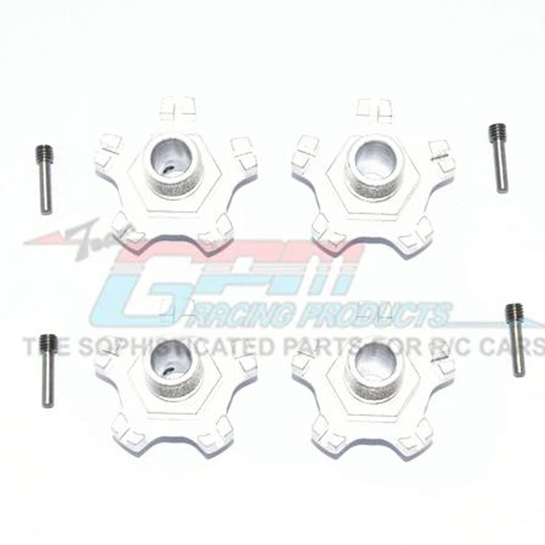GPM Aluminum Wheel Hex +6mm (8Pcs) Set Silver : Arrma Infraction 6S BLX