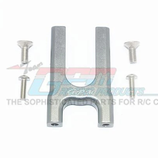 GPM Alum Center Diff Mount Front Grey : Kraton / Outcast / Notorious / Typhon / Talion