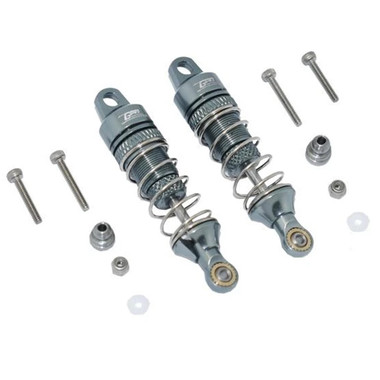 GPM Racing Aluminum Front Spring Dampers 50mm Grey : Losi 1/18 Mini-T 2 ...