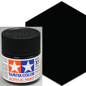 Tamiya Acrylic X-1 Black 3/4 oz Paint