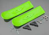 Dubro 825-LG Snowbird Snow Skis Main Lime Green up to .60