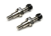 Exotek 1704 Front Titanium Quick Change Shock Posts, 1 Pair : B6 / B64