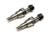 Exotek 1705 Rear Titanium Quick Change Shock Posts, 1 Pair : B6 / B64