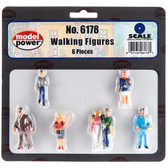 Model Power 6178 Walking Figures (6) : O Scale