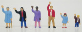 Model Power People Waving (6) O Train Figures 6182