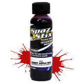 Spaz Stix Candy Apple Red Airbrush Ready Paint 2oz Bottle