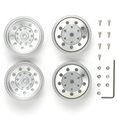 Tamiya 56518 RC Metal Plated Rear Wheels 22mm Width Matte Finish (4)