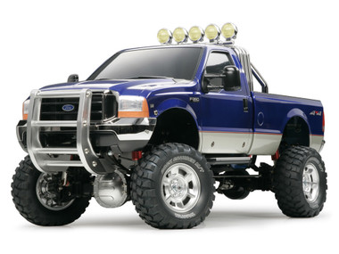 Custom 1/10 RC Tamiya Juggernaut 2 Ford F350 w/ Lots upgrade