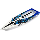 Traxxas 5718 Hull Fully Assembled Blue Graphics : Spartan