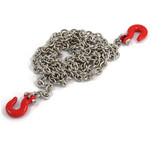 Yeah Racing YA-0357 1/10 Rock Crawler Accessorie 96cm Long Chain w/Hook Red