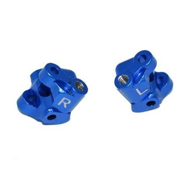 GPM Aluminium Front C-Hubs Per Element RC Enduro Sendero, Colore Blu, Aggiornamento Parti In Alluminio 6061-T6, Set Da 2 Pezzi - 3