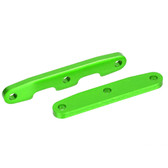 Traxxas 6823G Alum Bulkhead F/R Tie Bar Set Green : 4x4 Rustler / Slash / Stampede