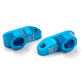 Yeah Racing TAXV-009BU Aluminum Separate Suspension Mount (1XJ) Blue : Tamiya XV-01