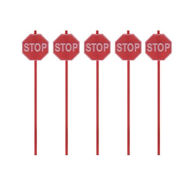 Stop Sign Nitro Tichy Train Group 8247 Modern Stop Sign Red (15) HO Scale - Nitro Hobbies