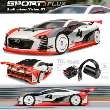 HPI BRUSHLESS SPORT 3 FLUX AUDI E-TRON VISION GT 1/10 4WD RTR