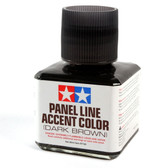 Tamiya 87140 Panel Line Accent Color Enamel Paints Dark Brown 40ml Bottle