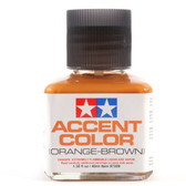 Tamiya 87209 Accent Color Enamel Paints Orange-Brown 40ml Bottle