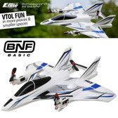 E-flite EFL9350 Mini Convergence VTOL BNF Basic Airplane, 410mm