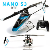 Blade BLH01300 Nano S3 RTF Helicopter w/ AS3X & SAFE Technology