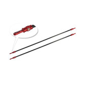 Microheli Aluminum/Carbon Tail Boom Support set (RED) - GAUI X3