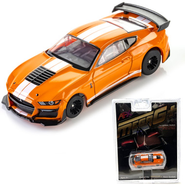 AFX 22069 2021 Shelby Mustang GT500 Twister Orange HO Scale Slot