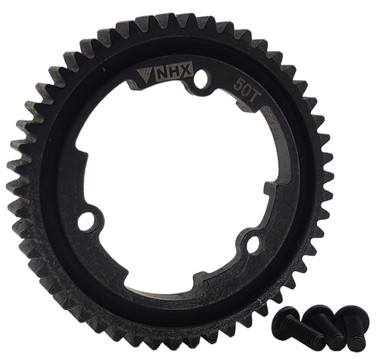 INTEGY CNC Aluminum/Steel Spur Gear 50T For HPI Nitro Firestorm - Includes Slipper Discs