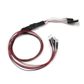 Kyosho 97054-4R-B LED Light Unit (5mm/4 Bulbs/L=400/Red)