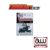 Auto World Thunderjet Front Tire (Pair) 6 Pack : 1:64 / HO Scale Slot Car