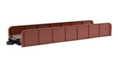 Bachmann 44651 E-Z Track Girder Bridge w/ Nickel Silver Rails - Unlettered - Oxide Red N Scale