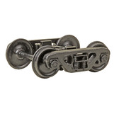 Kadee #753 2 Rail Barber S-2 Roller Bearing Metal Trucks w/ 33" Smooth Back Metal Wheels O Scale