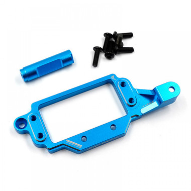 Support De Servo En Aluminium Yeah Racing TAMB-010BU - Pour Tamiya MB-01 - Bleu