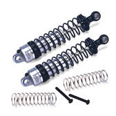 GPM Alum 7075 Rear Adjustable Spring Shocks 90mm Silver for Tamiya 1/10 BBX BB-01