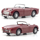 Kyosho Original 08953R 1/18 Scale Austin Healey Sprite Cherry Red Diecast Car