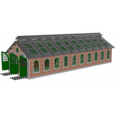 PROSES LS-551 Laser-Cut Steam Era Engine Long House Kit (Pre-Painted) O Scale