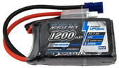 NHX RC Muscle Pack 2S 7.4V 1200mAh 50C Losi Mini T/B & JRX2 Lipo Battery w/ EC2 Connector