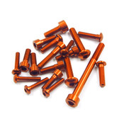 Yeah Racing YA-0733OR Aluminum Screws Set Orange for SANWA M17 Transmitter