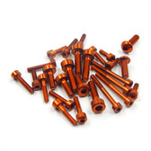 Yeah Racing YA-0734OR Aluminum Screws Set Orange for Futaba 10PX Transmitter