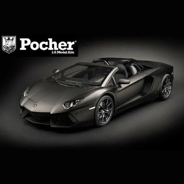 Pocher Lamborghini Aventador LP700-4 Roadster Nero Nemesis Black 1