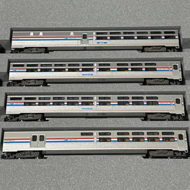 KATO 106-8004 Amtrak Viewliner Ⅱ 4両 Kato 106-8004 N Scale Viewliner II 4-Car Set, Amtrak Phase