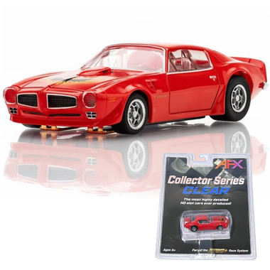 AFX 1973 Pontiac Firebird Trans Am Red HO Slot Car - Mega G+ AFX22097 Auto World