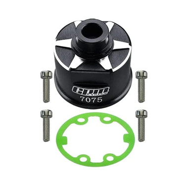 GPM Aluminium 7075-T6 Front Or Rear Diff Case Black for Traxxas 1