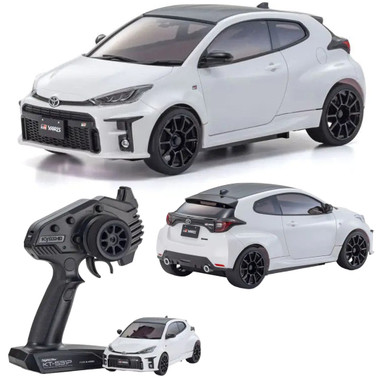 Kyosho 32360PW MINI-Z RWD MR-04 RTR Toyota GR YARIS Platinum White