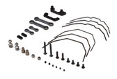 Losi Sway Bar Kit, Front and Rear : 22-4 TLR334006