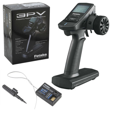 Futaba 3PV 2.4GHz 3-Channel T/S/FHSS Radio System w/R203GF 3ch S
