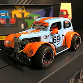 Pioneer P062 Legends Racer '37 Chevy Sedan GULF #69 Slot Car 1/32 Scalextric DPR