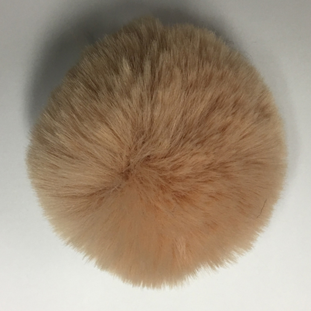 Natural Genuine Rabbit Fur Pom Pom Ball 3.5” – 4” Inches