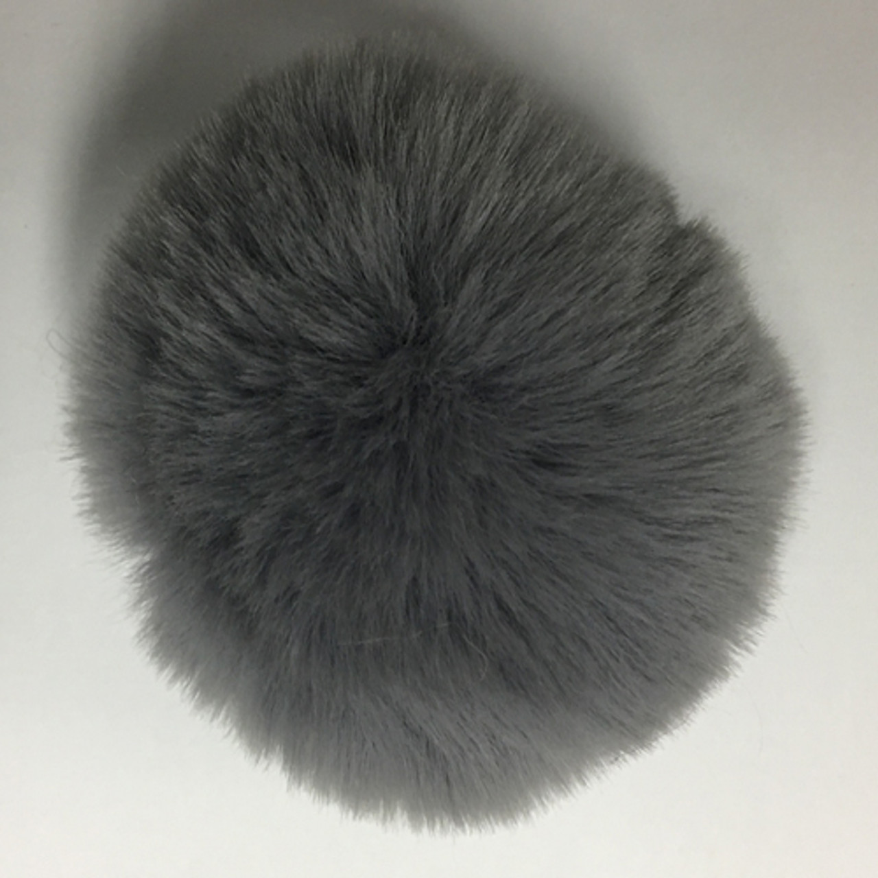 Natural Genuine Rabbit Fur Pom Pom Ball 3.5” – 4” Inches